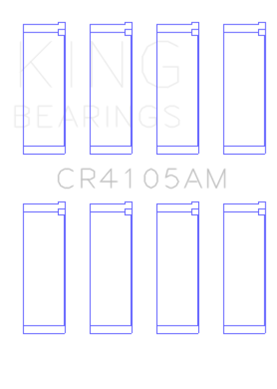 King Engine Bearings Mazda FS-DE L4/FP L4/FS L4 DOHC 16 Valve Rod Bearing Set - Size STD