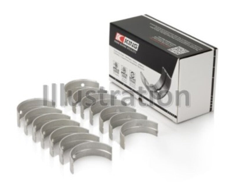 King Engine Bearings Audi/Volkswagen ABV/AES/AUE Crankshaft Main Bearing Set (Set of 7) - Size STD