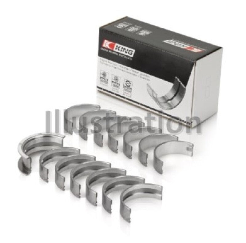 King Engine Bearings BMW N55B30A/N53B30A/N52B30A Main Bearing Set - Size +0.25mm